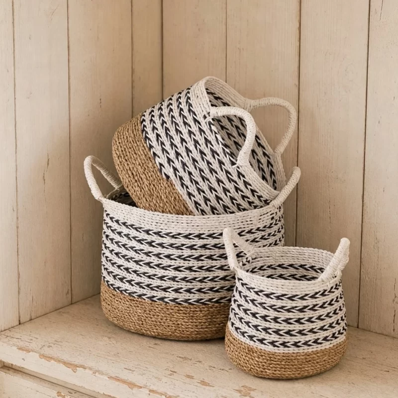 Wide Eagle Basket White Natural Styled C IMG1