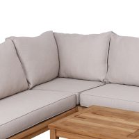 crop 218 Armless Corner Lounge Feiji _ coffee table 135- Smooth finish- carrion fabric